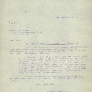 Soldier packet page