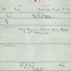Soldier packet page