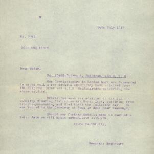 Soldier packet page