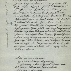 Soldier packet page