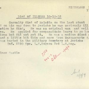Soldier packet page