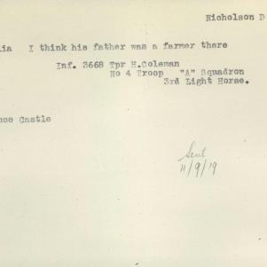 Soldier packet page
