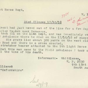 Soldier packet page