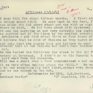 Soldier packet page