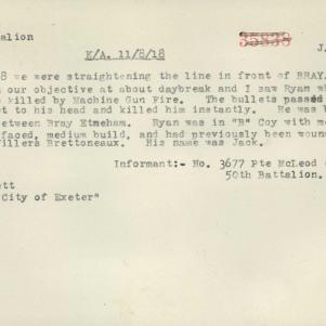 Soldier packet page