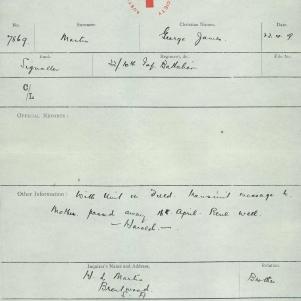 Soldier packet page