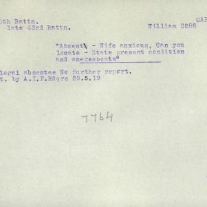 Soldier packet page