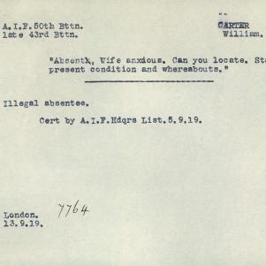 Soldier packet page
