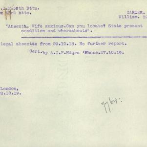 Soldier packet page