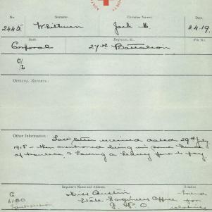 Soldier packet page