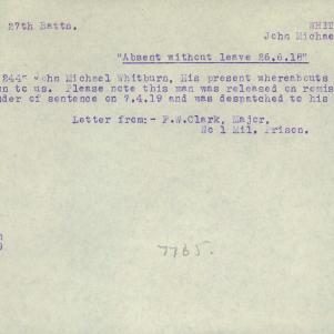 Soldier packet page