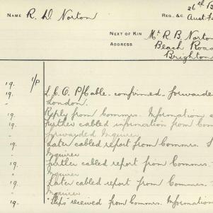 Soldier packet page