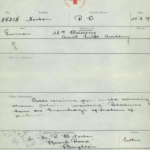 Soldier packet page
