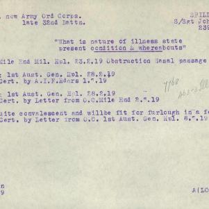 Soldier packet page