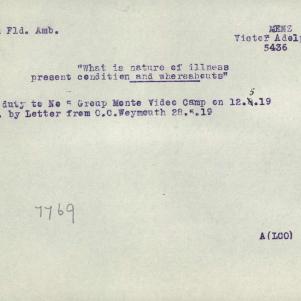 Soldier packet page