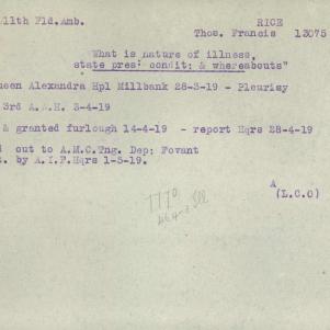 Soldier packet page
