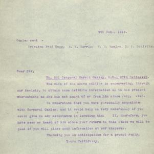 Soldier packet page