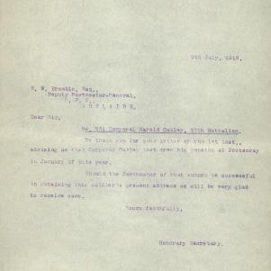 Soldier packet page