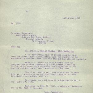 Soldier packet page