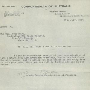 Soldier packet page