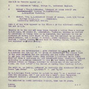 Soldier packet page