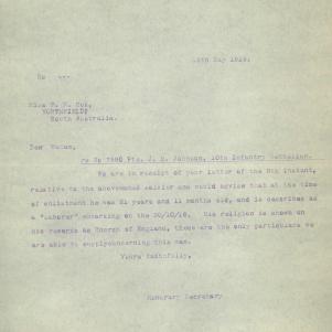 Soldier packet page
