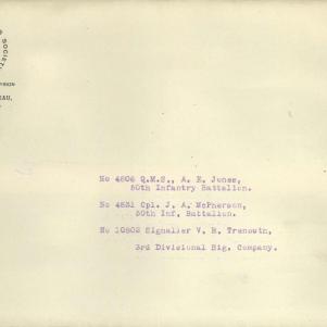 Soldier packet page