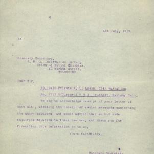 Soldier packet page