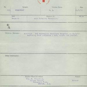 Soldier packet page