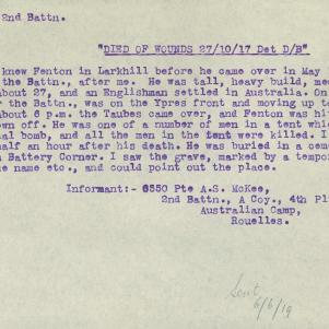 Soldier packet page