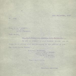 Soldier packet page