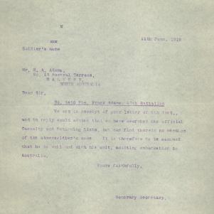 Soldier packet page