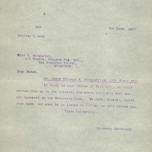 Soldier packet page