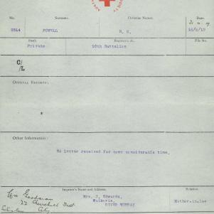 Soldier packet page