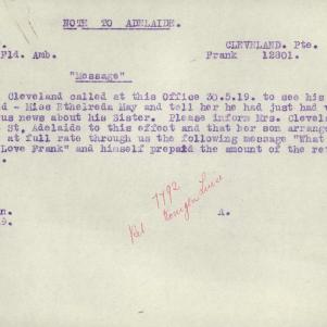 Soldier packet page