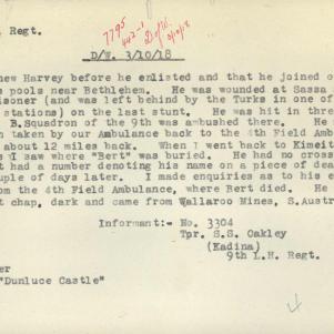Soldier packet page