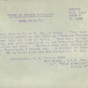 Soldier packet page