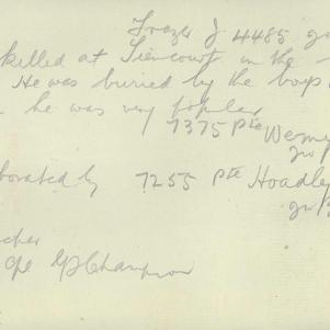 Soldier packet page