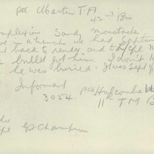 Soldier packet page