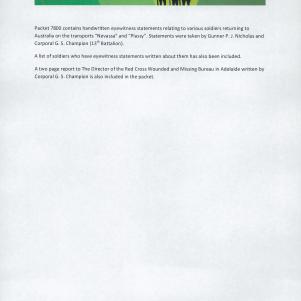 Soldier packet page