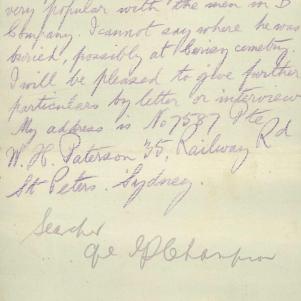 Soldier packet page