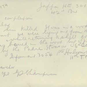 Soldier packet page