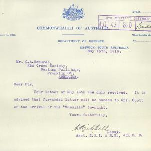 Soldier packet page