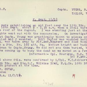 Soldier packet page
