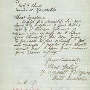 Soldier packet page