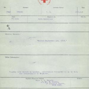 Soldier packet page