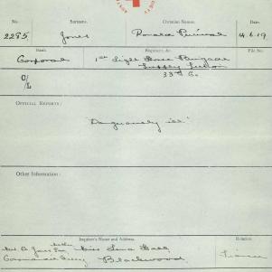 Soldier packet page