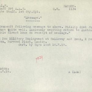 Soldier packet page
