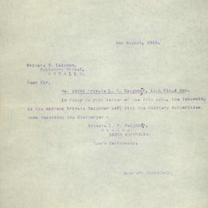 Soldier packet page