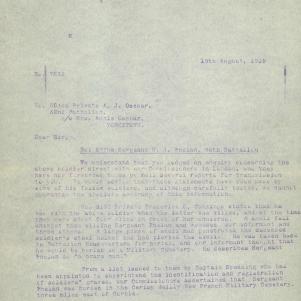 Soldier packet page